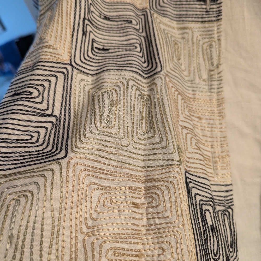Units Women's Geometric Pattern Linen Jacket - Picture 6 of 7